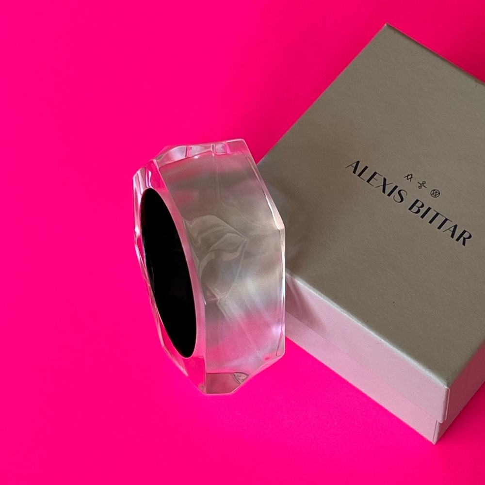 Alexis Bittar Clear Lucite Bracelet - Picture 6 of 12